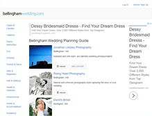 Tablet Screenshot of bellinghamwedding.com